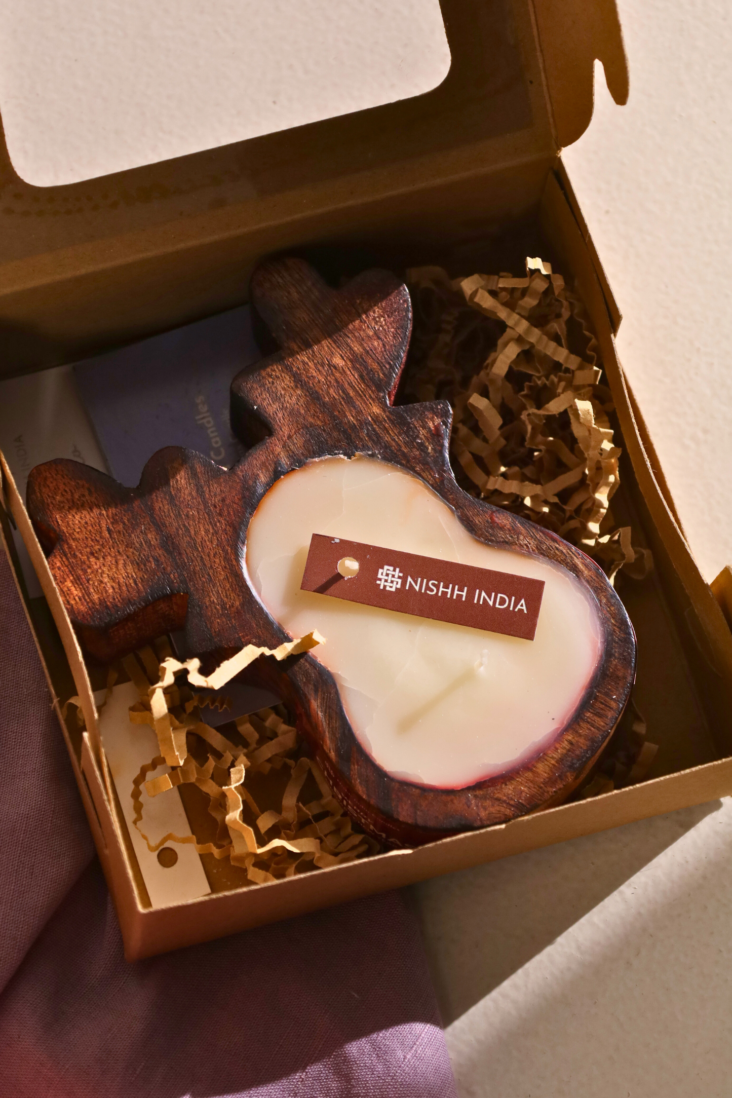 SOLACE | Handcrafted Reindeer Wooden Scented Candle