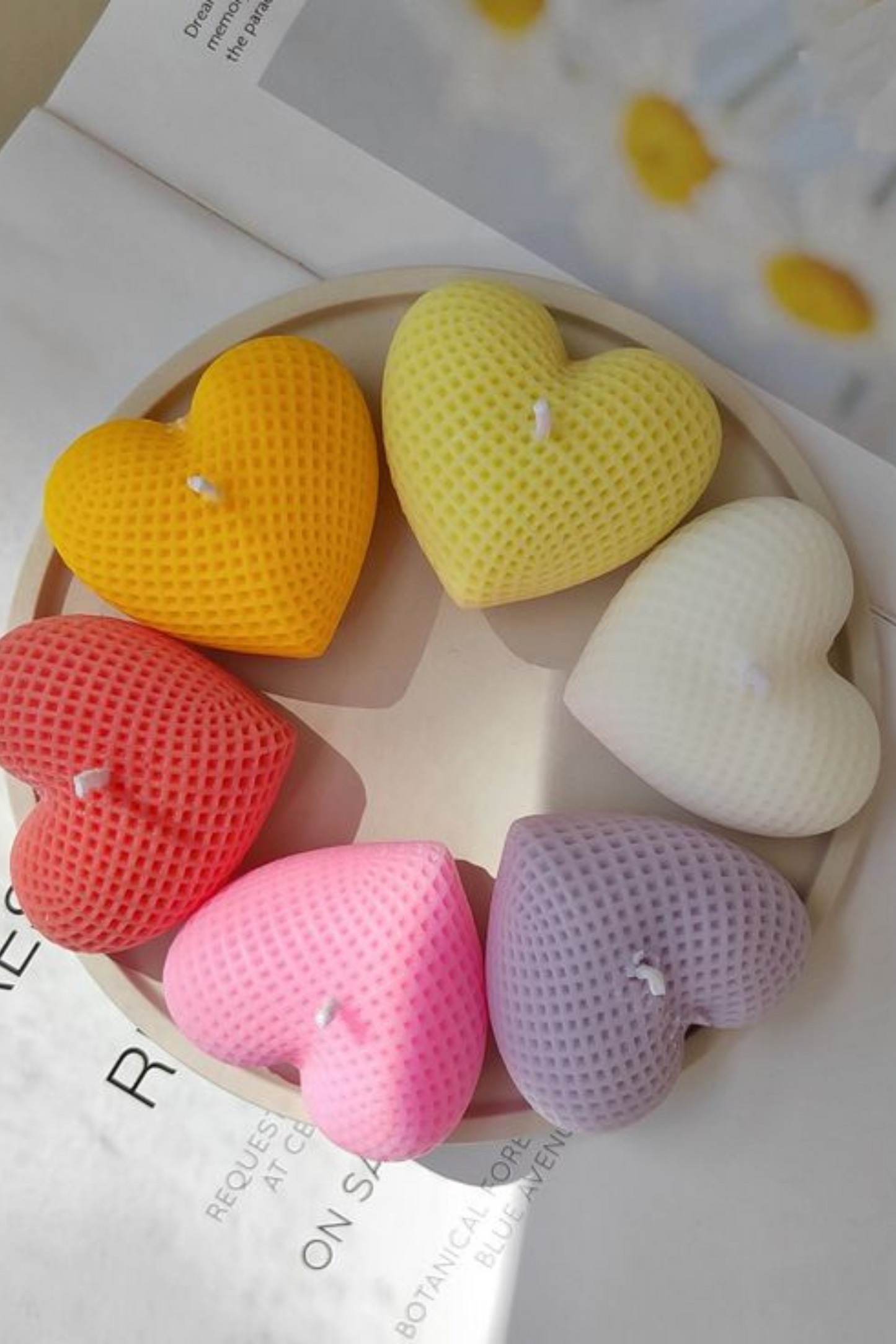 ETERNAL | Woven Heart Candle | Set of 20