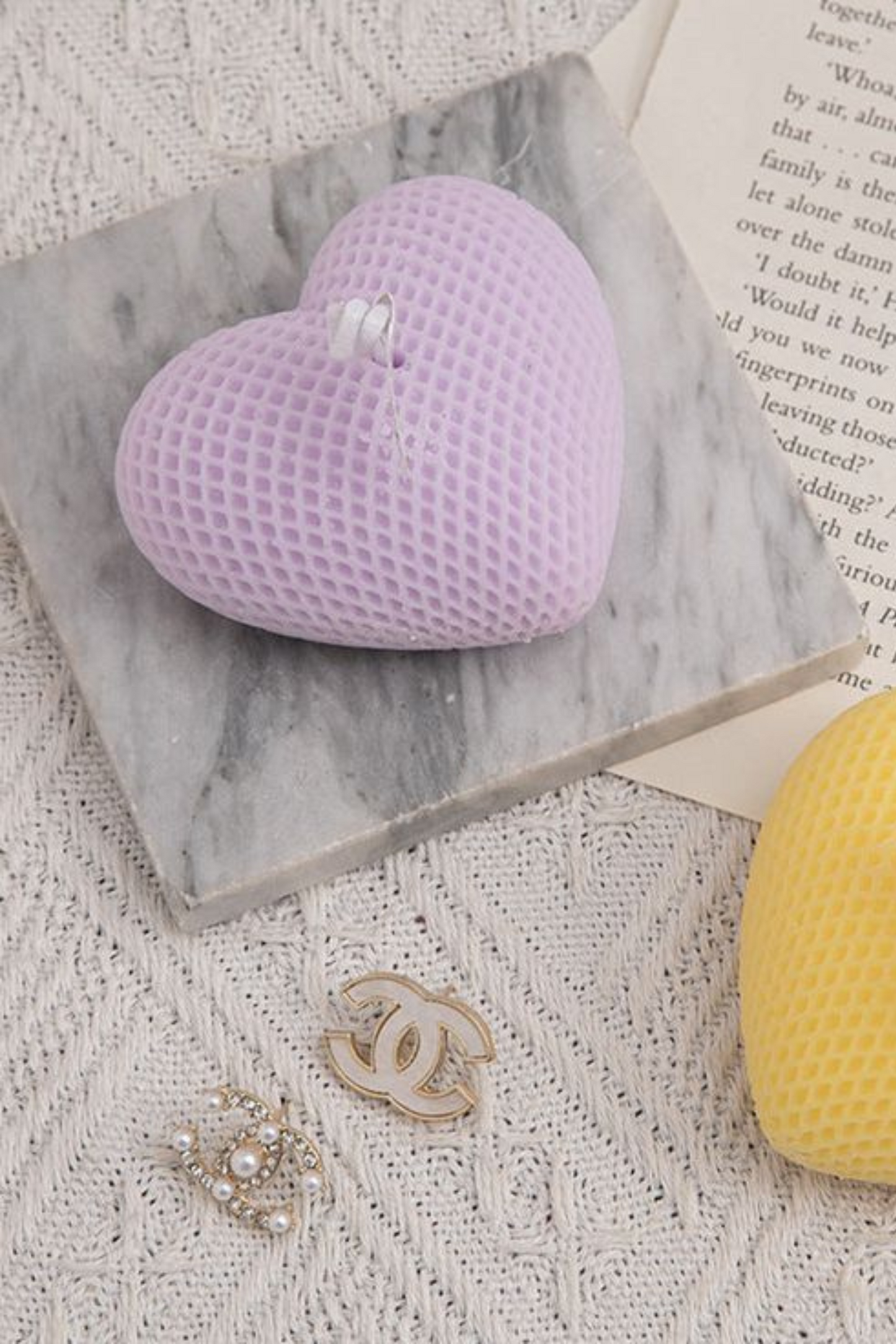 ETERNAL | Woven Heart Candle | Set of 20