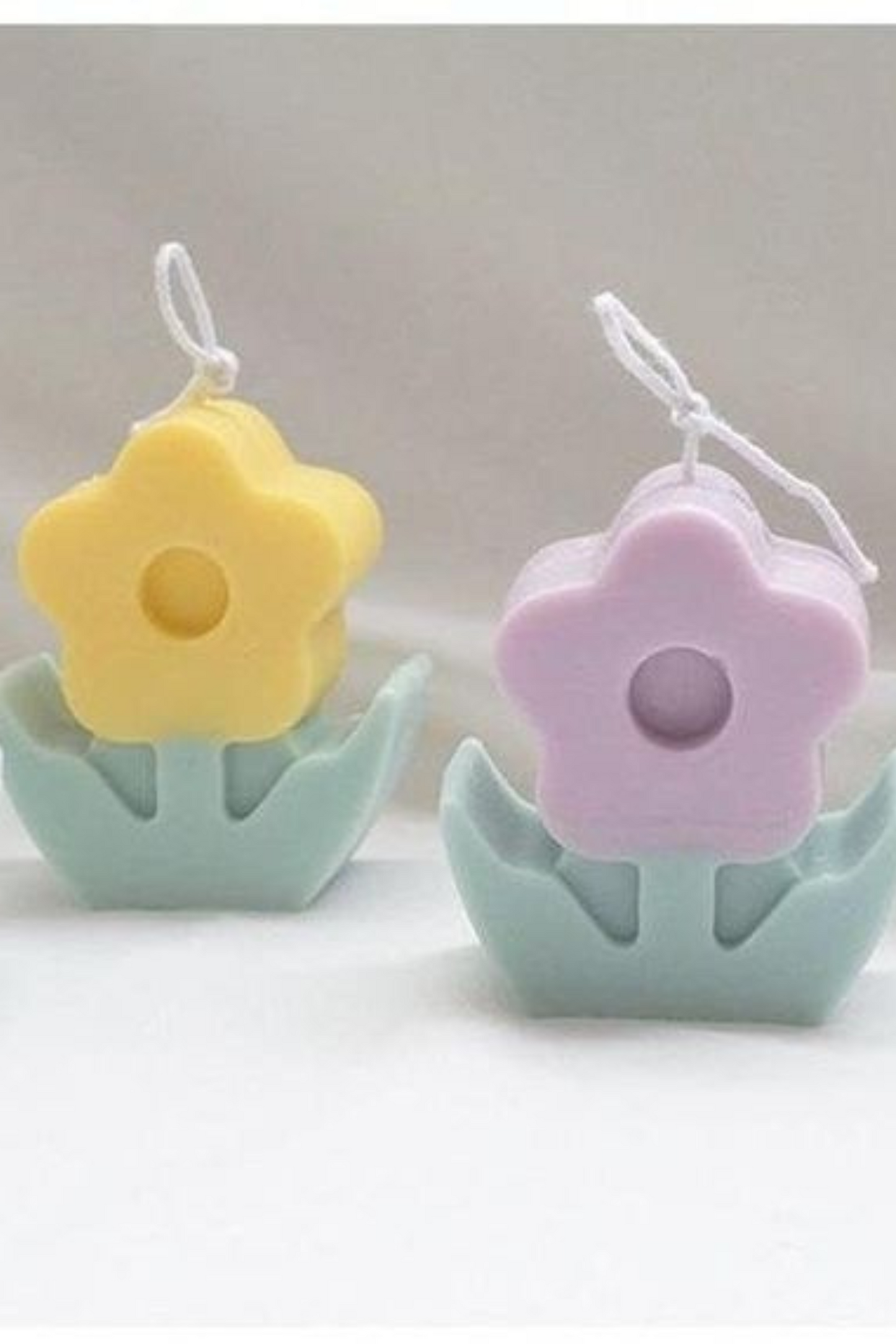 BLOOMING | Handcrafted Flower Scented Candle | Set of 6