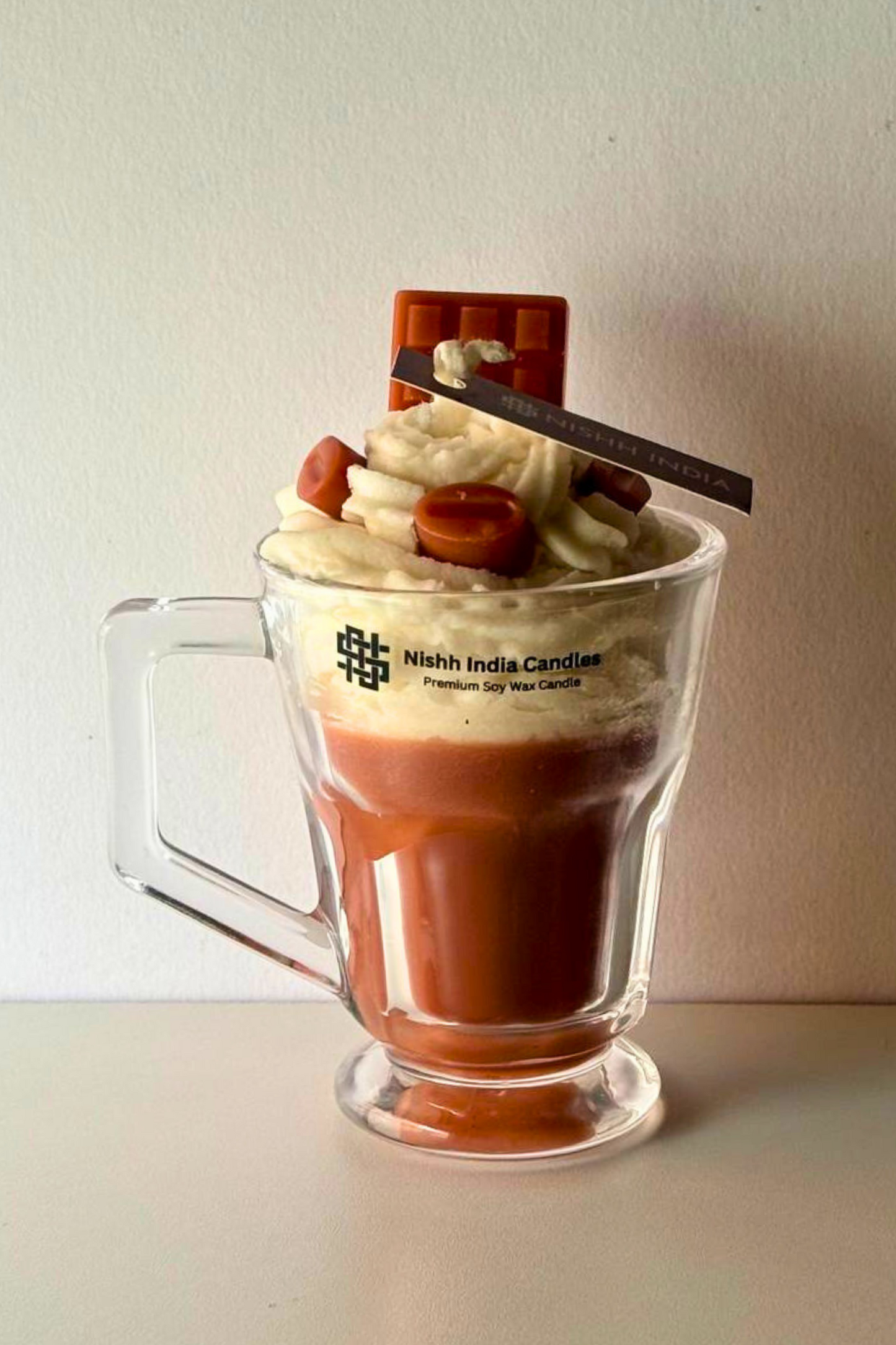 NUTTY DELIGHT – Hand-Poured Coffee Scented Soy Candle | Coffee Lover Gift, Long-Lasting, Eco-Friendly