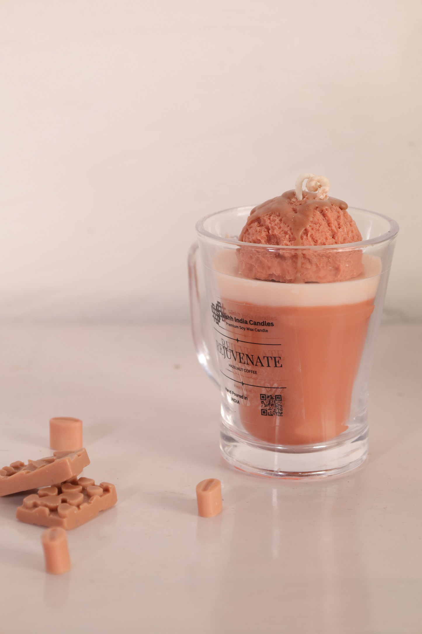 HAZELNUT SCOOP Handcrafted Coffee Candle - Scented