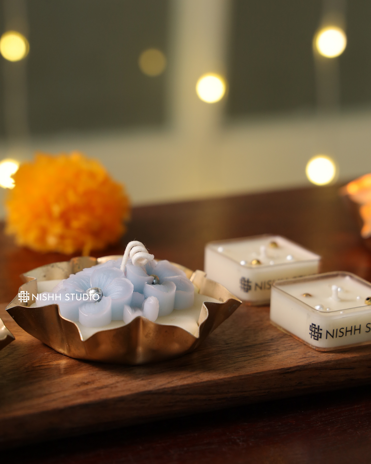 Eco-friendly luxury festive gift box packaging for Shubh Aarambh Gift Set – perfect for Diwali, weddings, and Ganesh Chaturthi gifting.