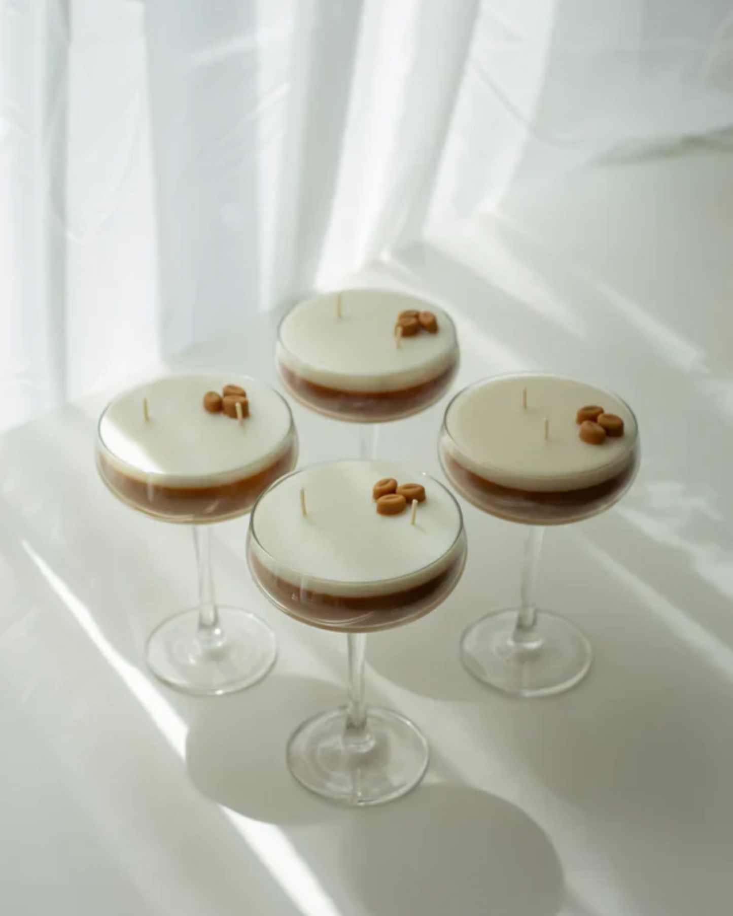 Eco-friendly hand-poured Espresso Martini scented candle made with sustainable materials