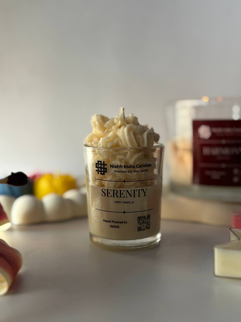 FROSTED FLAME | Handcrafed Whipped Scented Candle