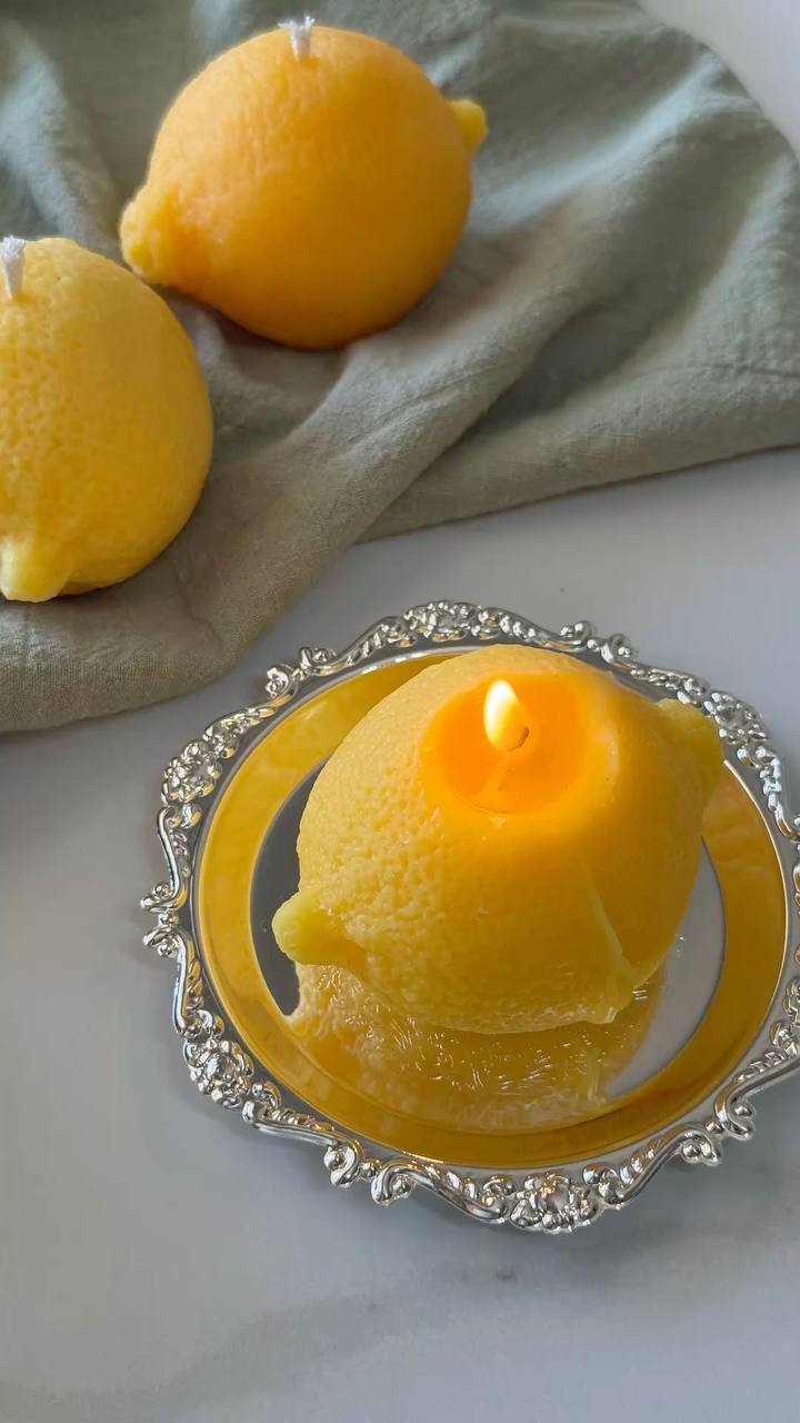 LEMON | Handcrafted Scented Candle - Set of 6