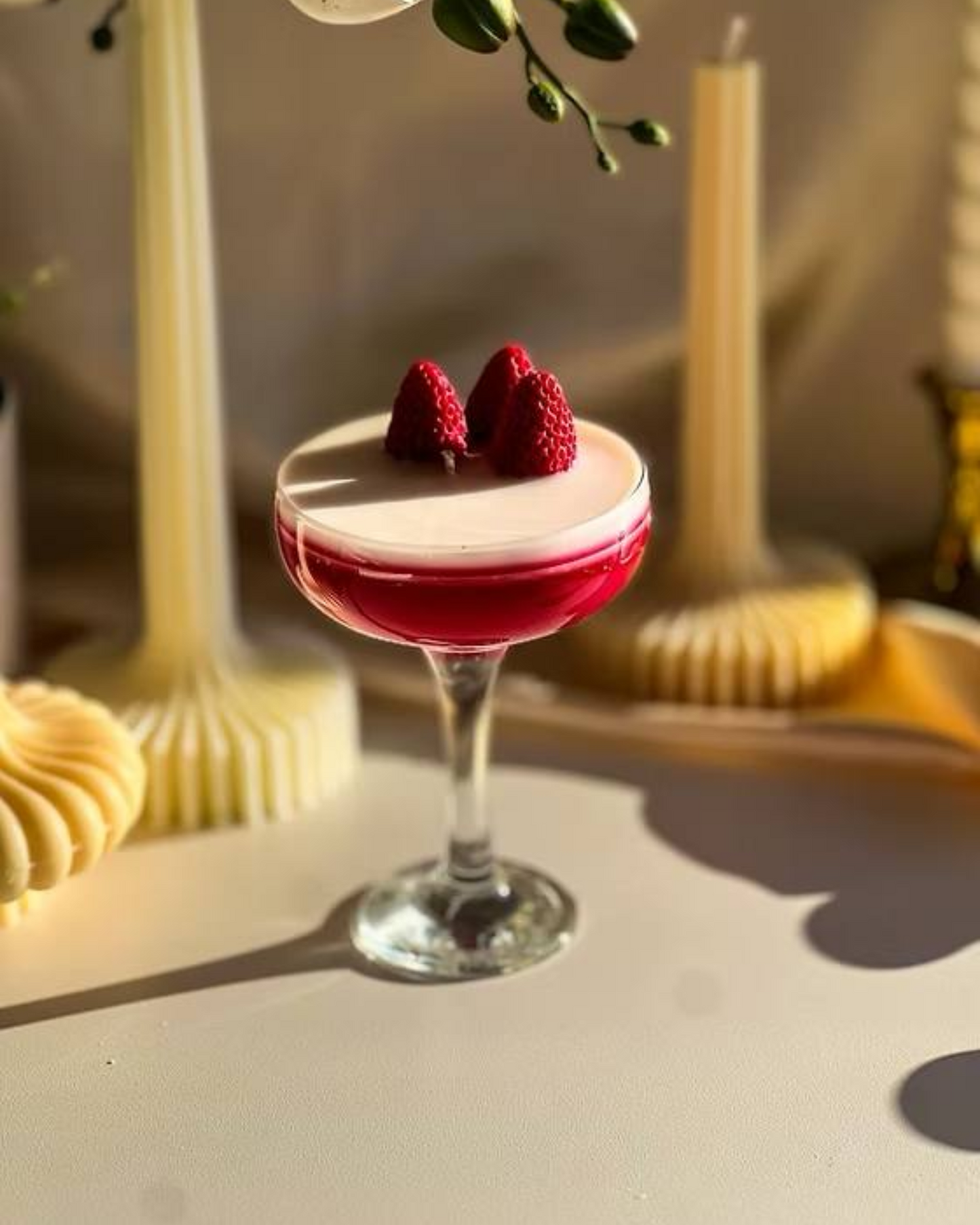 Strawberry scented candle perfect for Diwali gifting