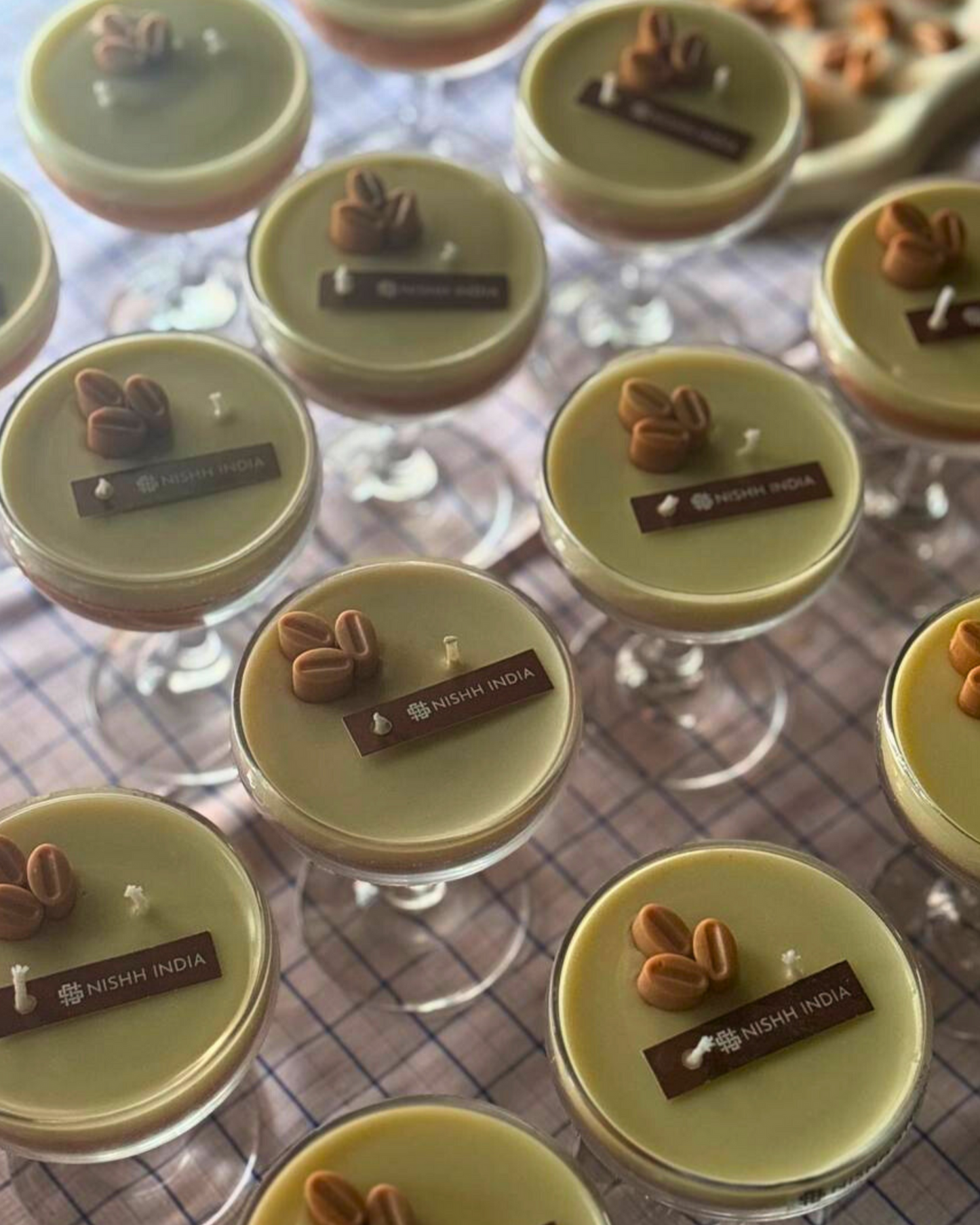 Sustainable Espresso Martini candle inspired by coffee cocktail flavors, small-batch crafted