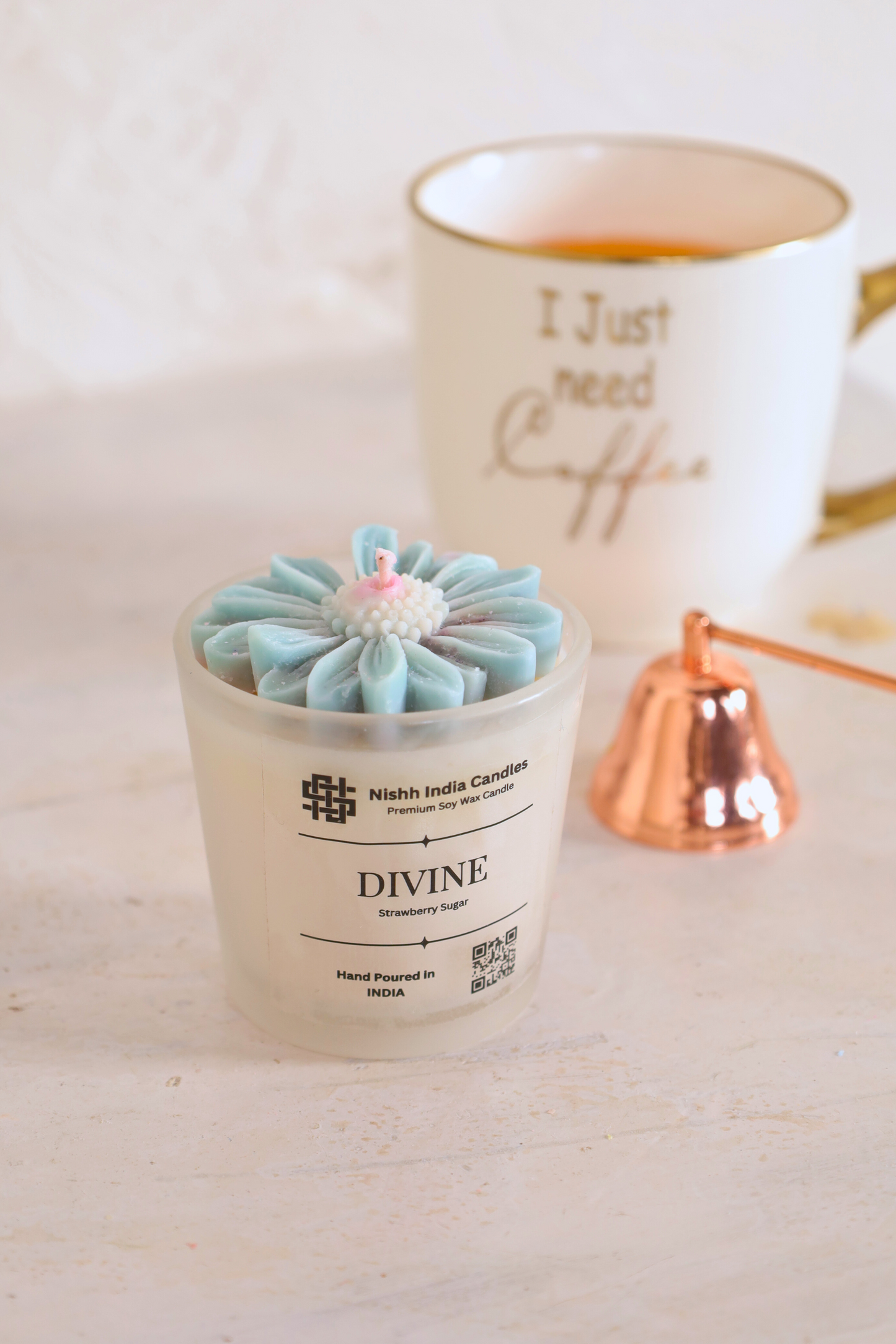 Daisy Frost Jar Candle