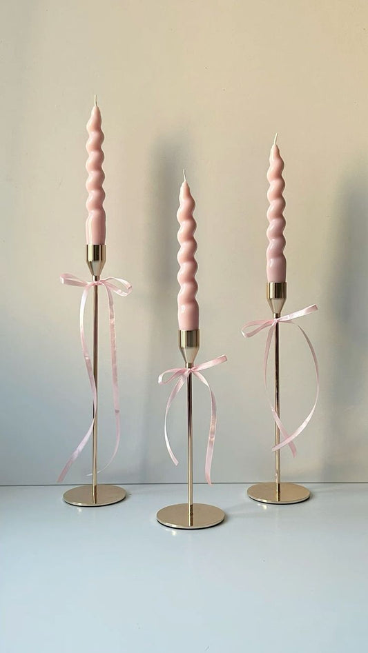 TWISTED DREAMS | Handcrafted Spiral Scented Candle - Set of 3