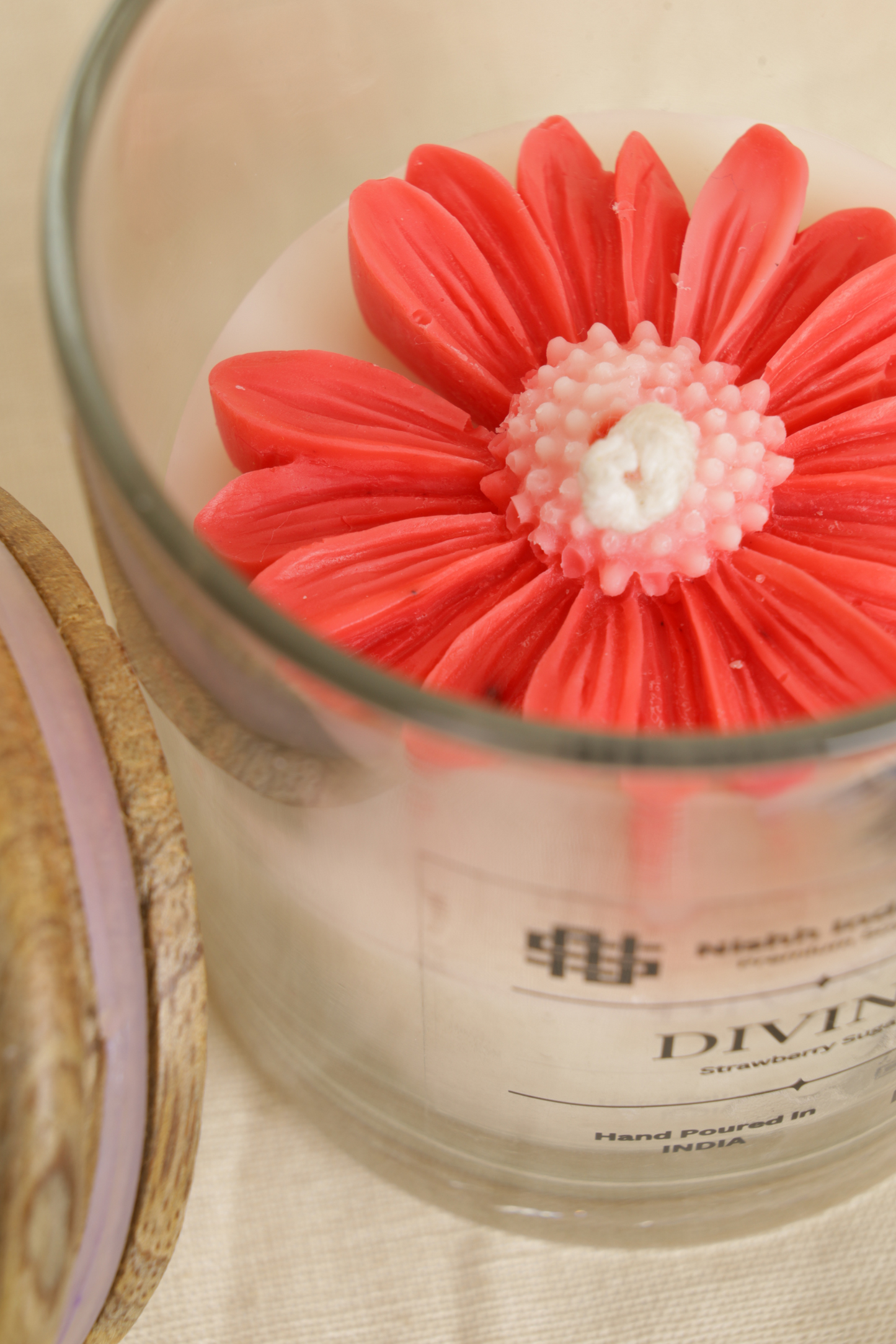 Custom Daisy Jar Candle