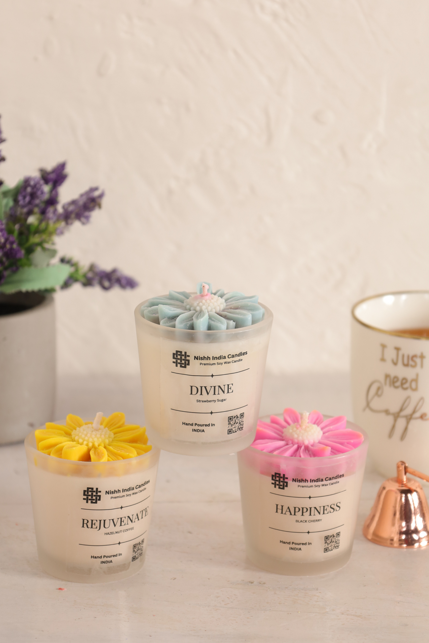 Daisy Frost Jar Candle