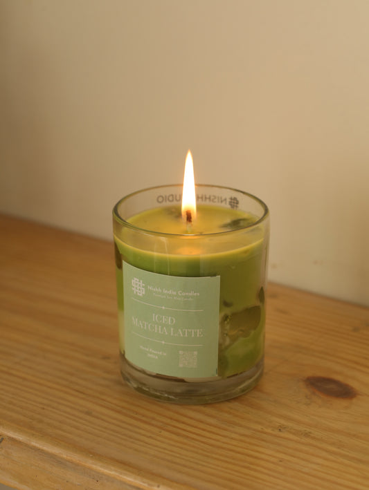 MATCHA LATTE | Handcrafted Iced Matcha Latte Scented Candle