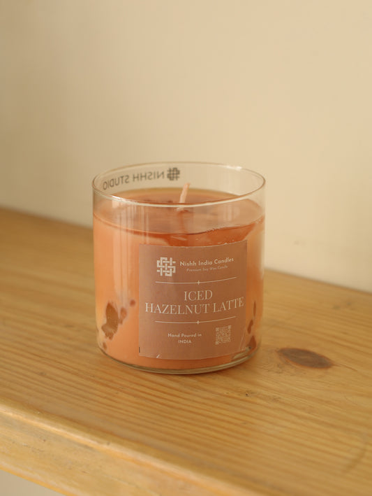 HAZELNUT LATTE | Handcrafted Iced Coffee Scented Candle