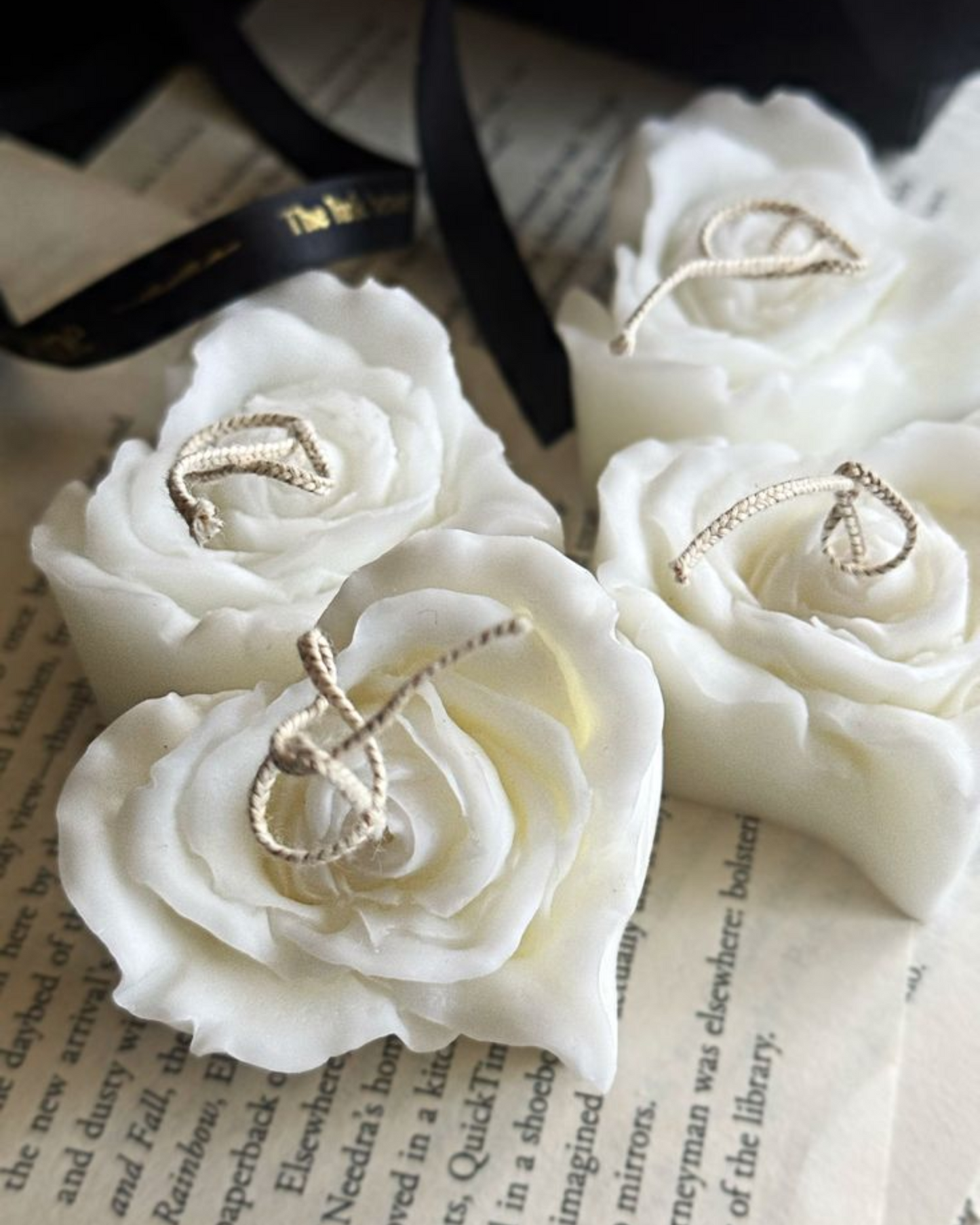 Rose petal candle set for Diwali home décor