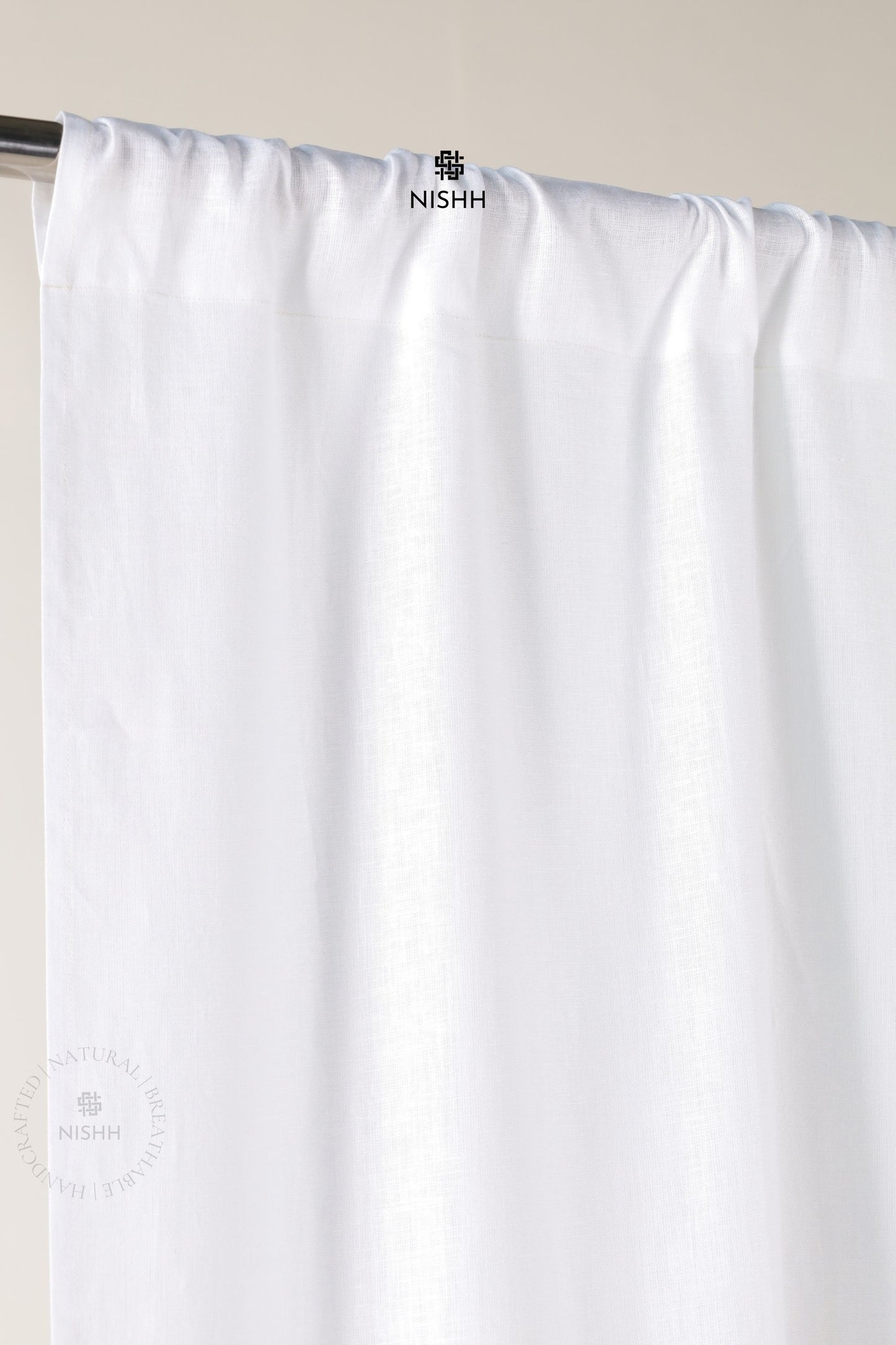 Custom linen curtains with eyelet and pinch pleat hanging styles, Élan linen drapes tailored for perfect fit