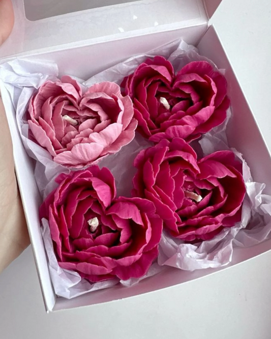 Ethreal handcrafted rose petal scented candle set of 11 for Diwali gifting