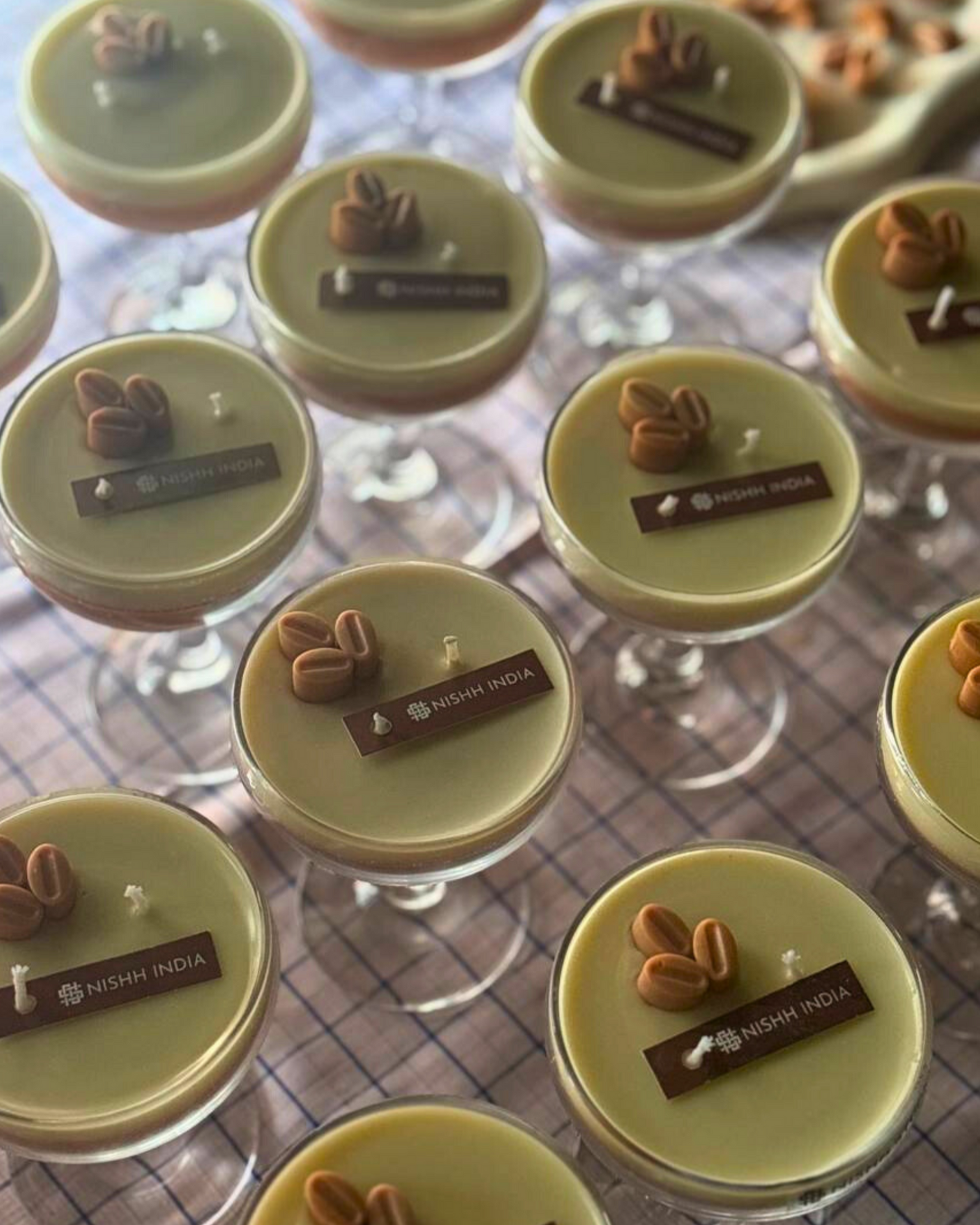 Sustainable Espresso Martini candle inspired by coffee cocktail flavors, small-batch crafted